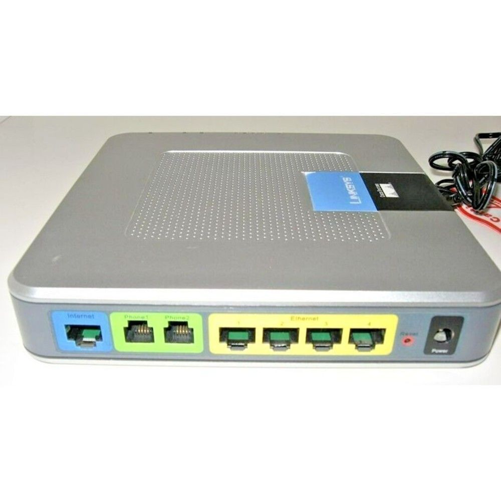 Linksys Broadband Router with 2 Phone Ports RTP300 Router 4-Port Switch Voip - Picture 5 of 6